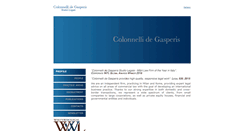 Desktop Screenshot of colonnellilaw.com